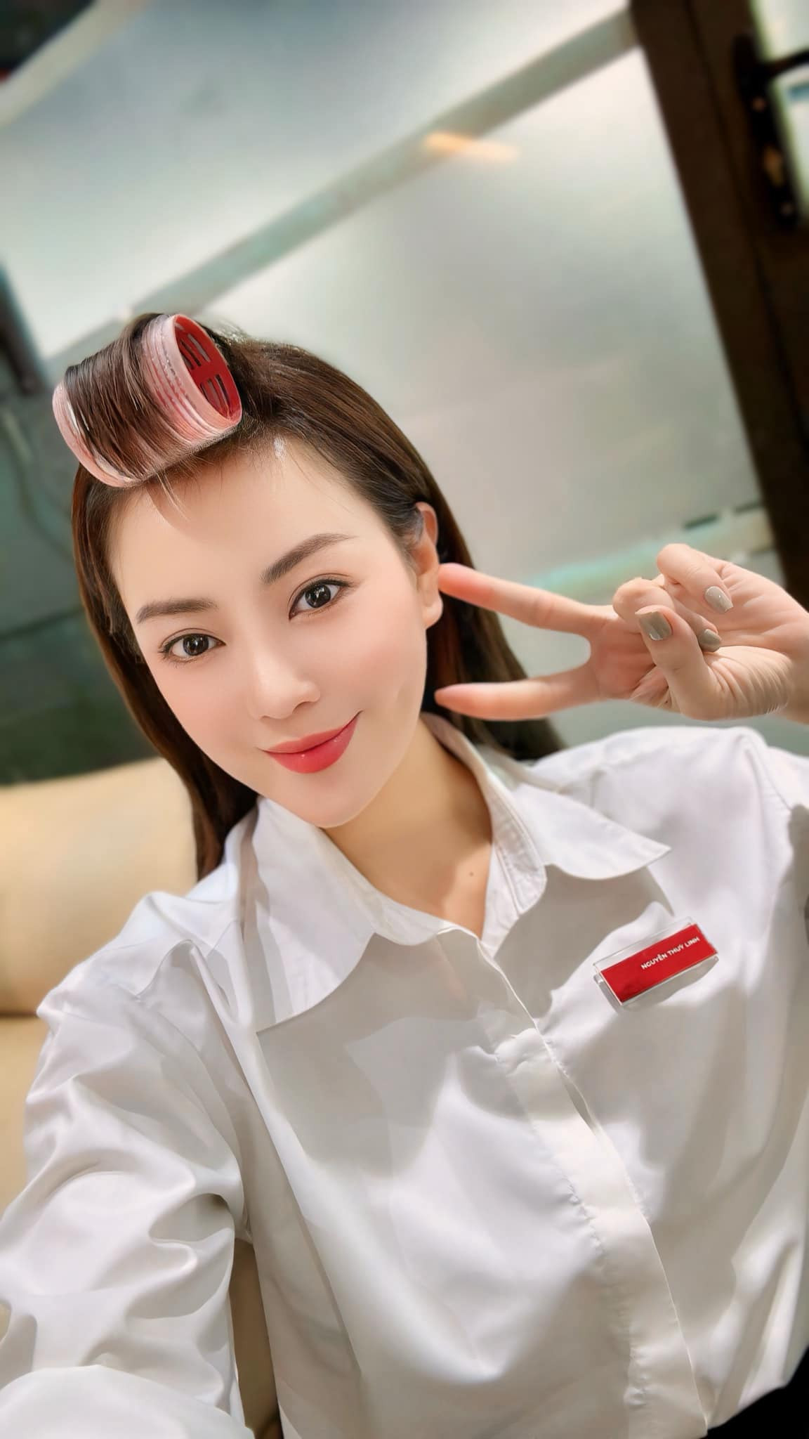 Nữ diễn viên Thanh Hương trong tạo hình nhân vật mới. Ảnh: FB Nguyễn Thanh Hương