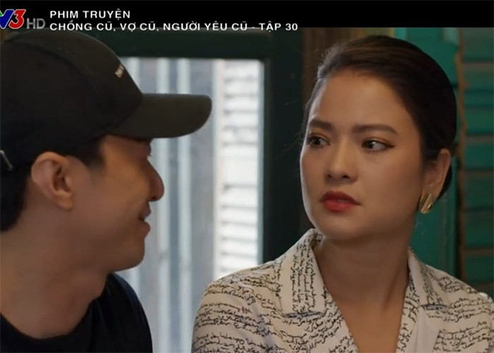 Thúy Hằng trong vai vợ cũ của Việt Anh trong phim "Chồng cũ, vợ cũ, người yêu cũ" năm 2022.