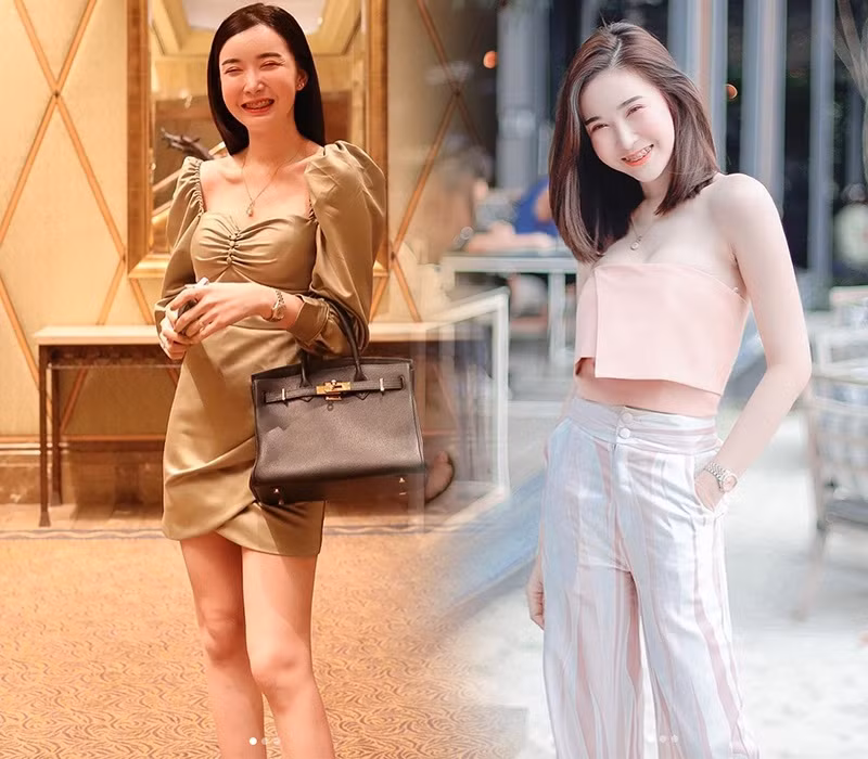 Hiếm hoi mới thấy cô nàng diện trang phục kín đáo.