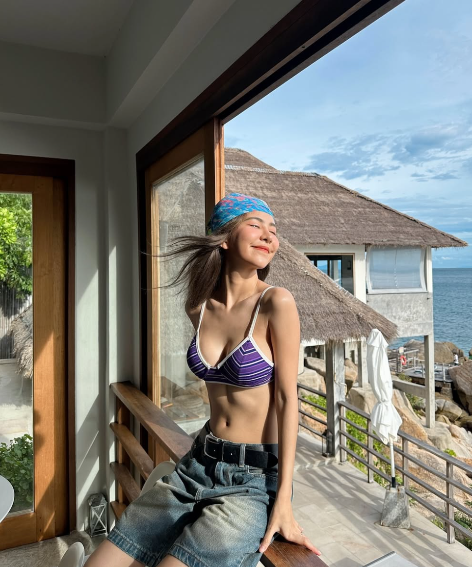 Những chiếc áo, quần ngắn là cách giúp kéo dài đôi chân và tạo cảm giác vóc dáng thanh mảnh hơn.