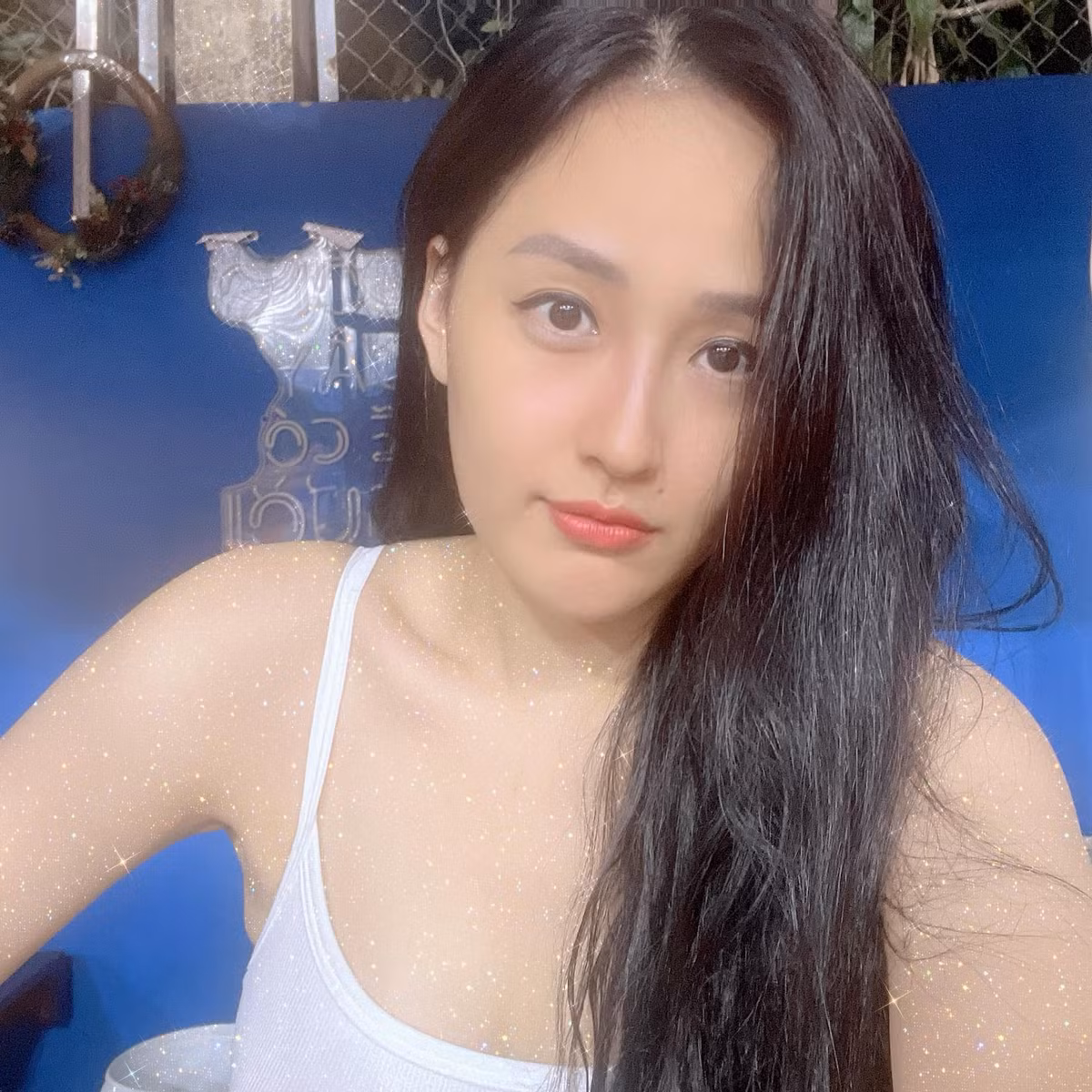 Hoa hậu Mai Phương Thúy chia sẻ: "Ảnh khoe bắp tay là chính". Ảnh: FB Mai Phuong Thuy