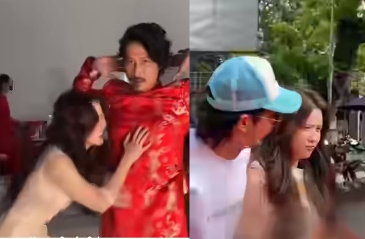  Mỹ nhân thân mật bên Huy Khánh cũng nhận được nhiều sự quan tâm. Ảnh: Quyên Qui, Chum Chum.