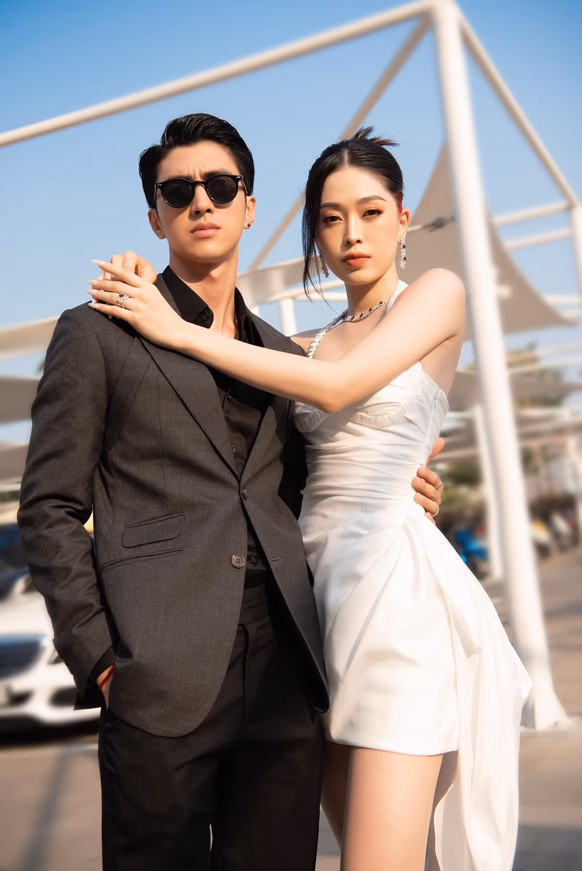 Ở cạnh Bình An, Phương Nga luôn thấy yên bình như chính cái tên của nam diễn viên. Ảnh: FBNV