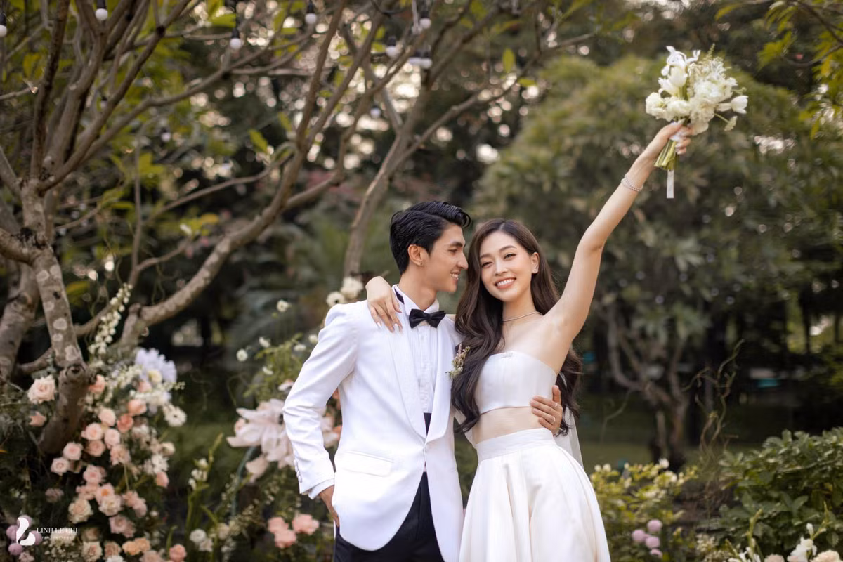 Hon nhan hanh phuc cua A hau Bui Phuong Nga - Binh An