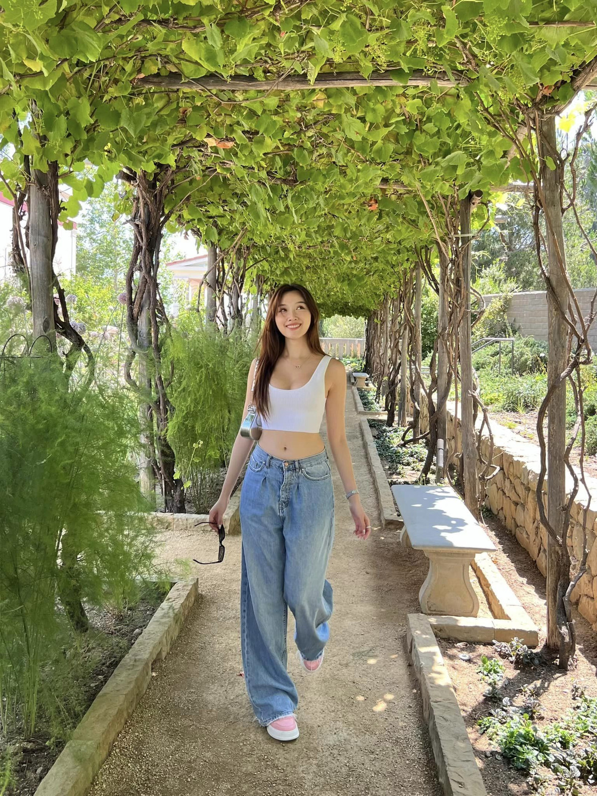 MC Thanh Thanh Huyền dạo chơi xứ cờ hoa.