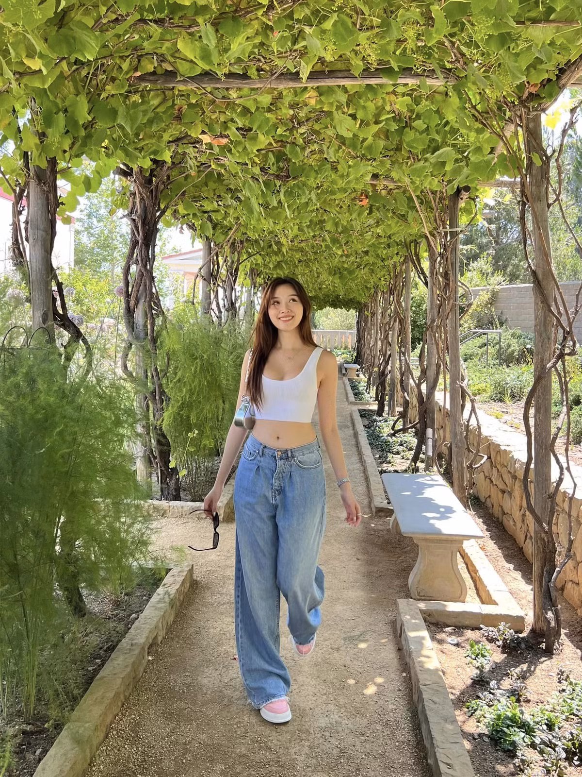 MC Thanh Thanh Huyền dạo chơi xứ cờ hoa.