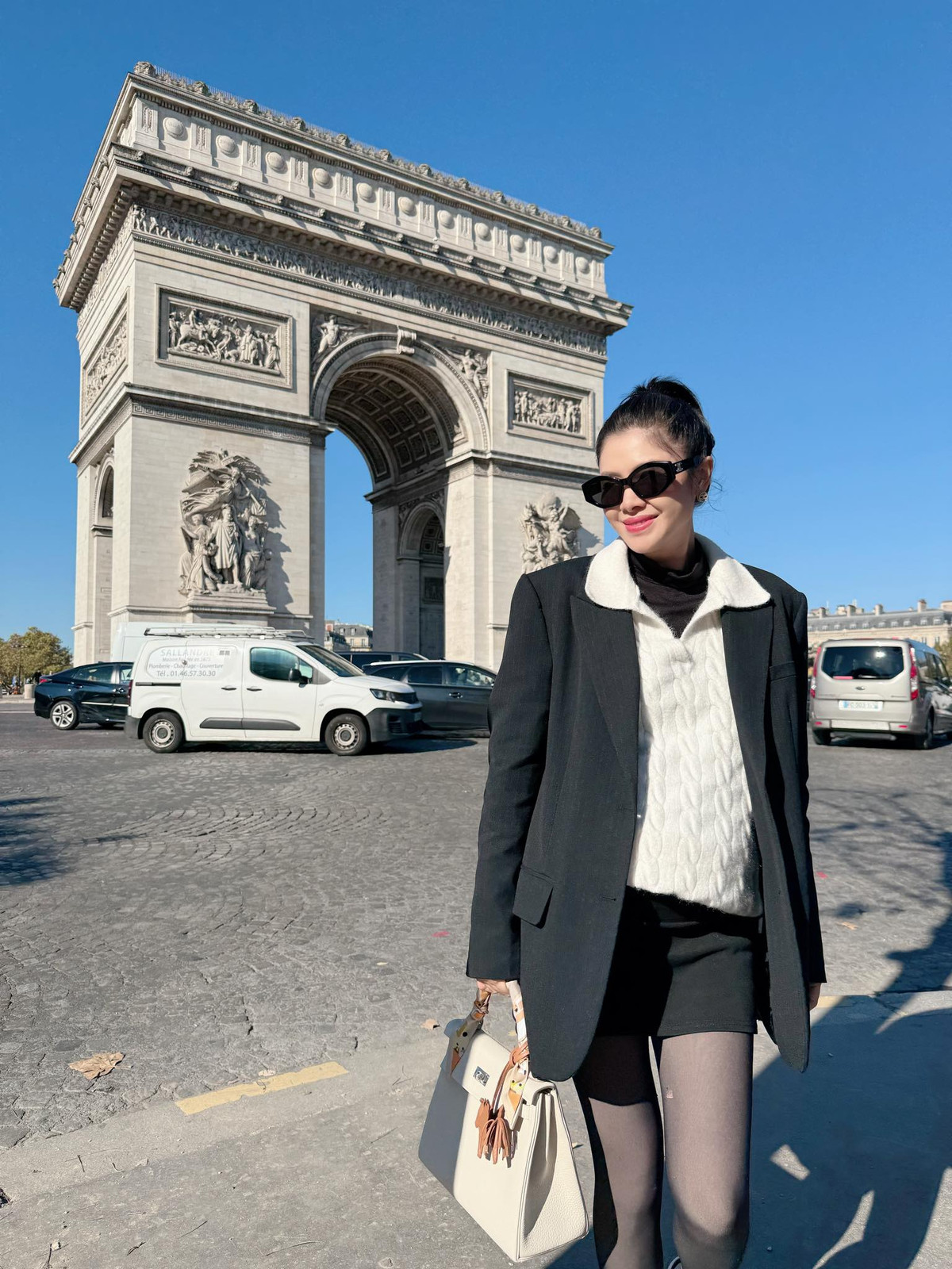 Với nhan sắc xinh đẹp và vóc dáng đáng ngưỡng mộ, Thủy Anh đã trở thành nguồn cảm hứng cho rất nhiều bà mẹ bầu. Ảnh: FB Thuy Anh Le