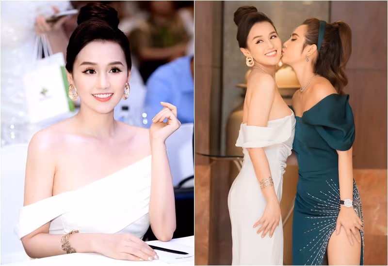 Được coi là "chị đại" của cả nhóm, Lã Thanh Huyền có trong tay tất cả những thứ mà nhiều người mơ ước, từ nhan sắc, gia đình đến sự nghiệp. Ảnh: FBNV