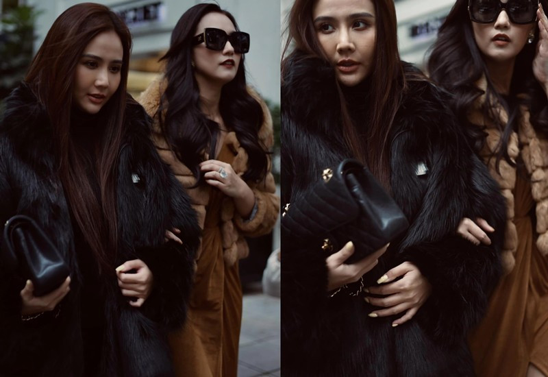 Cả hai nữ diễn viên đều sở hữu nhan sắc trẻ trung, xinh đẹp dù đã bước sang tuổi U40. Ảnh: FBNV