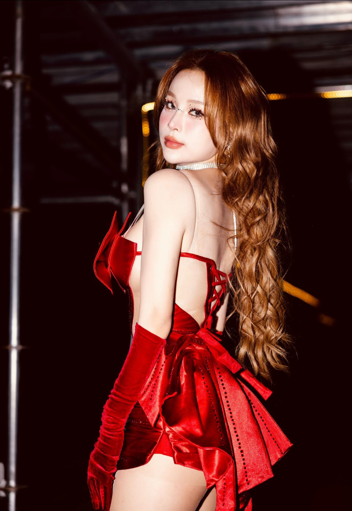 Huyền Baby khoe body quyến rũ, khó rời mắt. Ảnh: FB Đặng Ngọc Huyền