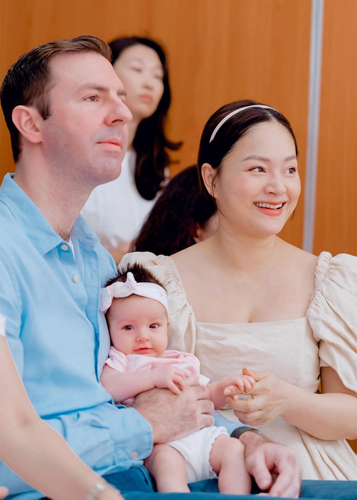 Ngày 5/3, đúng vào ngày sinh nhật của mình, diễn viên Lan Phương hạ sinh con gái thứ hai - bé Mia Mai. Ảnh: FB Lan Phương