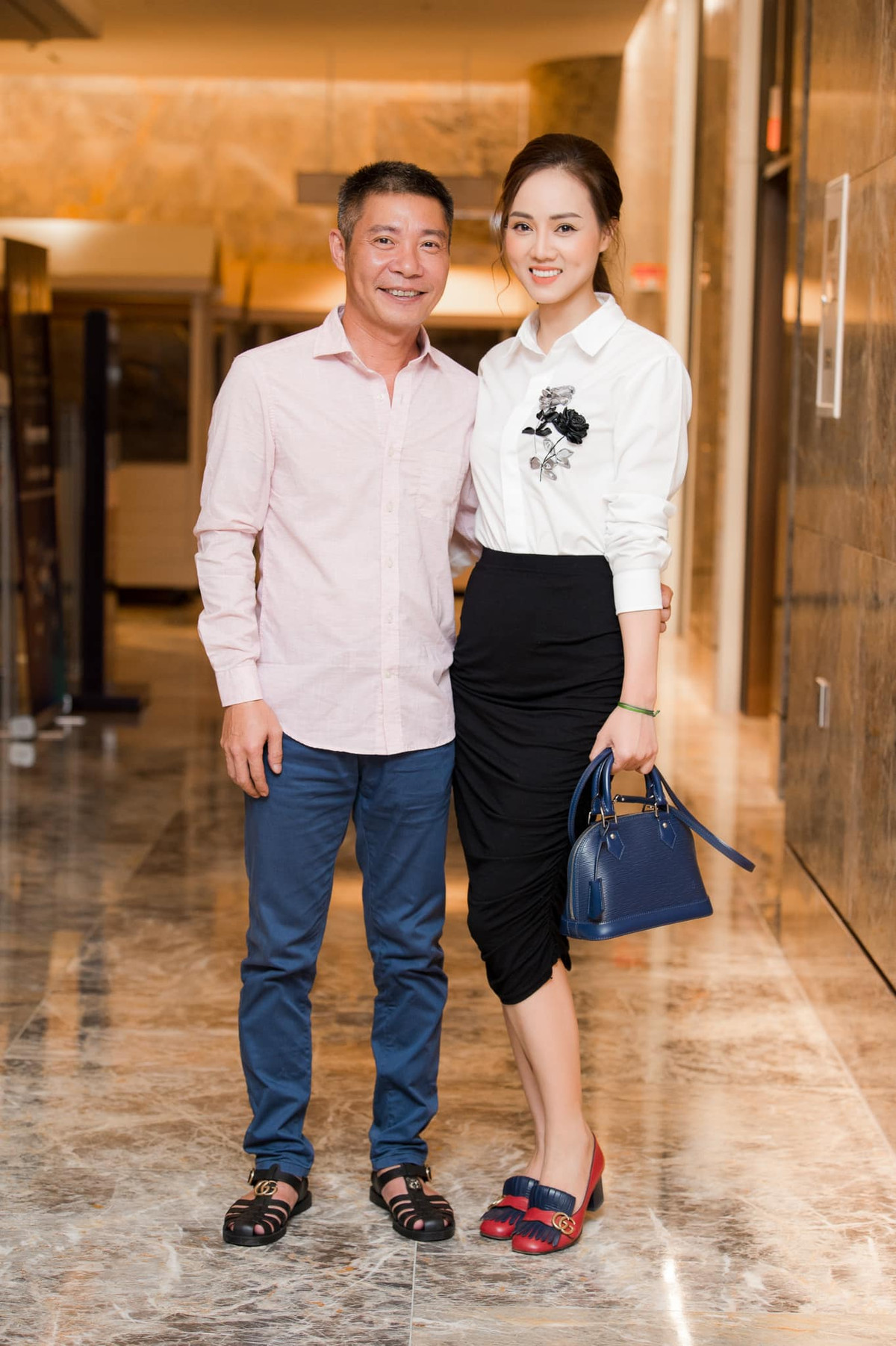 Cuộc hôn nhân của cặp đôi được đồng nghiệp, bạn bè và khán giả chúc phúc. Ảnh: FB Ngọc Hà Lê