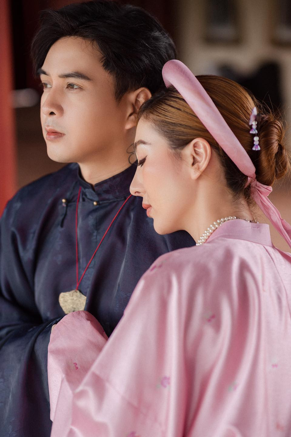 Cặp đôi luôn dành cho nhau những lời yêu thương và sự quan tâm chân thành. Ảnh: FB Hồ Quang Hiếu