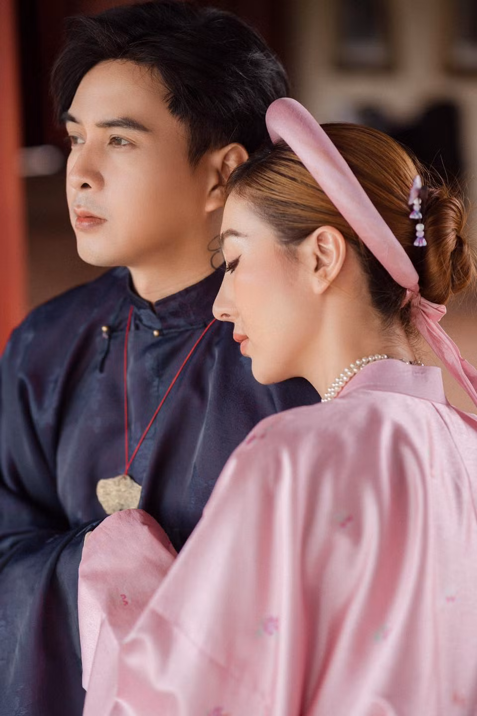 Cặp đôi luôn dành cho nhau những lời yêu thương và sự quan tâm chân thành. Ảnh: FB Hồ Quang Hiếu