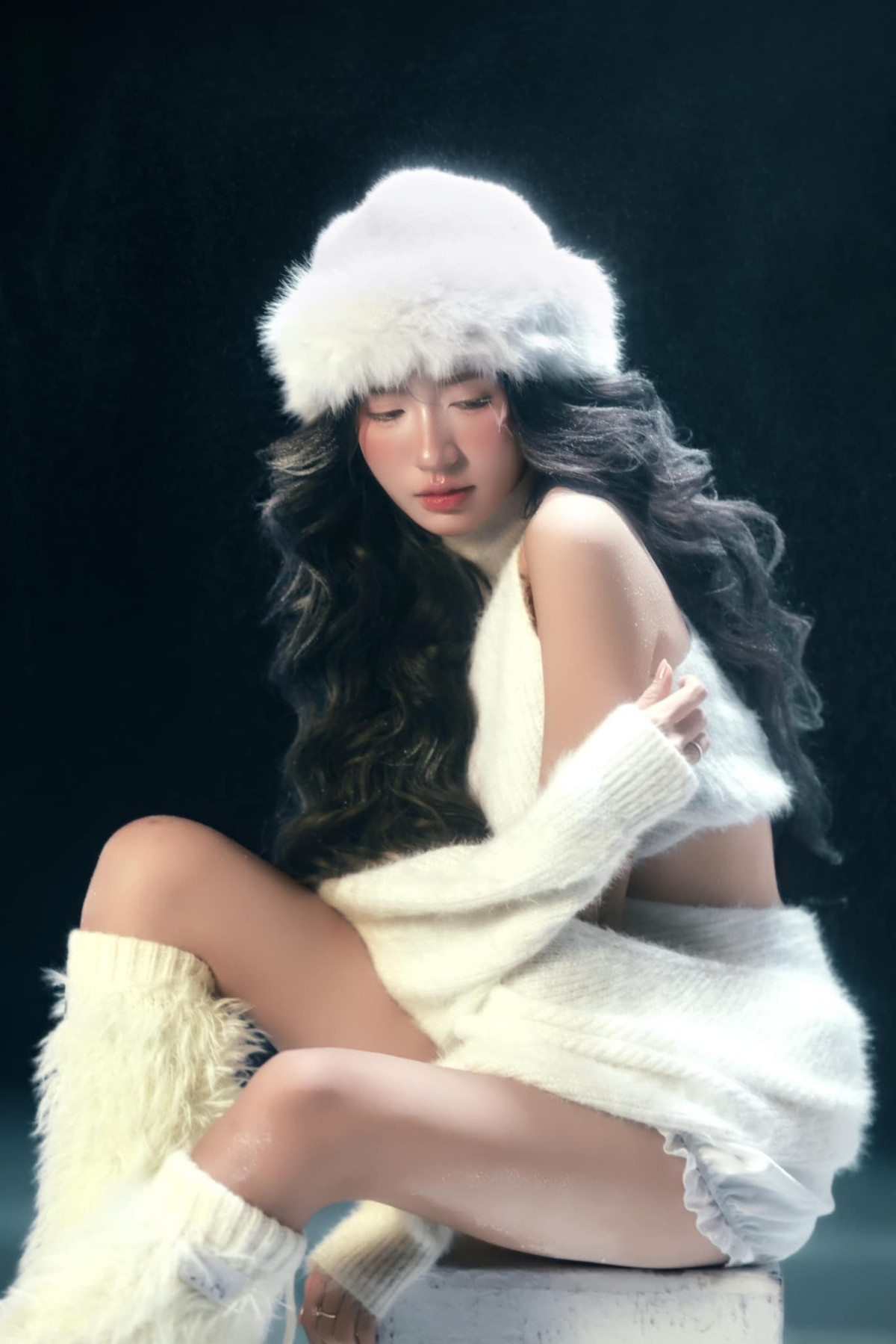 Diễn viên Ngọc Huyền hoá thân thành công chúa tuyết. Ảnh: FB Nguyễn Ngọc Huyền