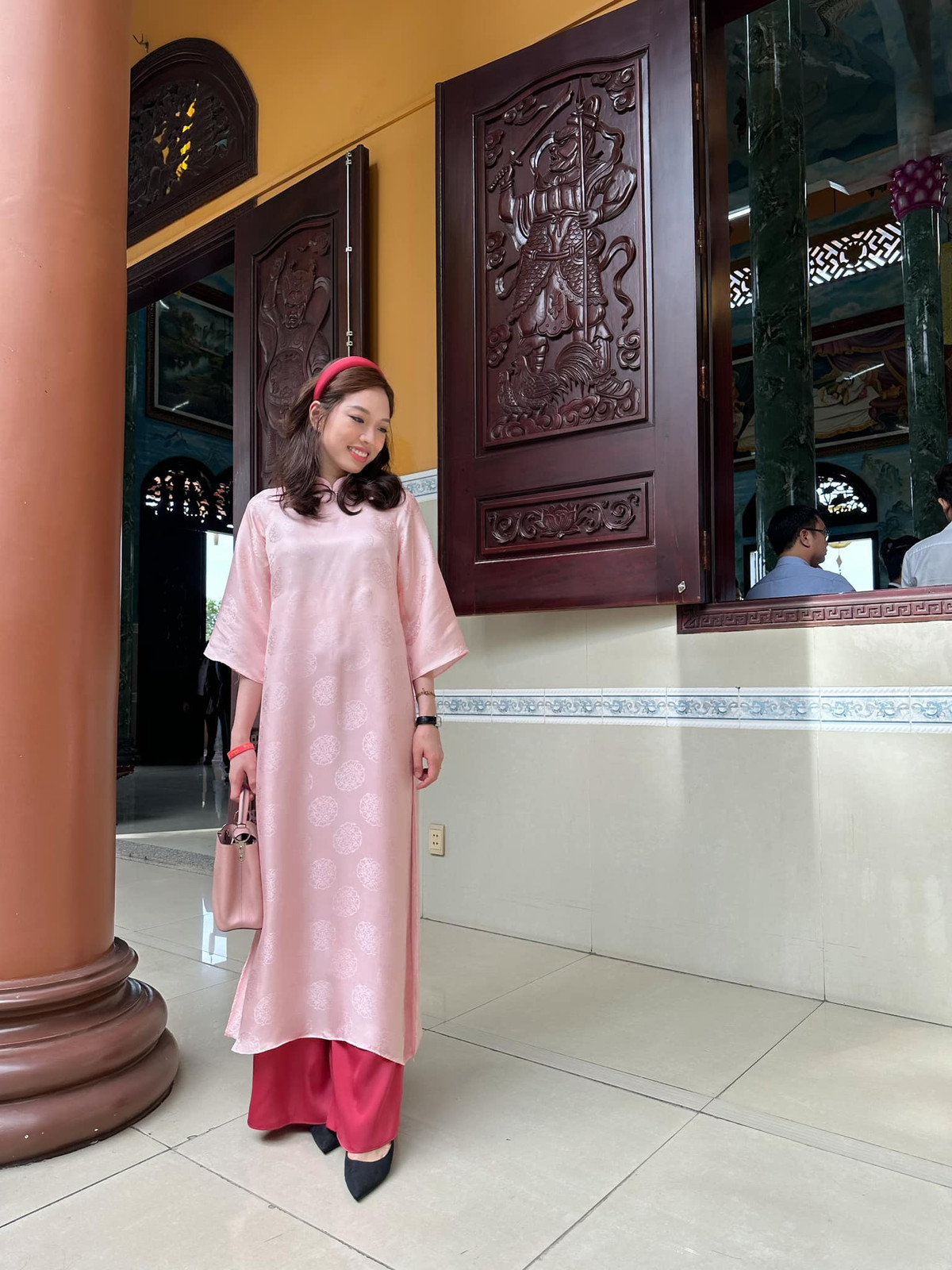 An Vy cũng đã từng tham gia Hoa khôi Đại học Ngoại thương năm 2013.