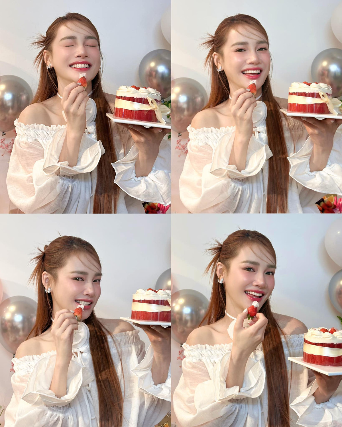 "Tuổi nào thì cũng phải cười thật tươi nhé cả nhà của Phương ơi!", Nhã Phương tươi rói mừng sinh nhật bản thân. Nhan sắc mẹ 2 con được khen ngợi không ngớt.