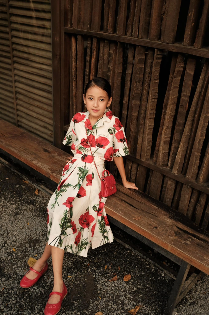 Sinh ra trong một gia đình giàu có và nổi tiếng, Huỳnh Viann ngay từ nhỏ đã được sống trong nhung lụa. Ảnh: FB Ha Kieu Anh