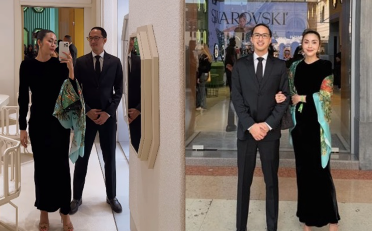 Vợ chồng Tăng Thanh Hà - Louis Nguyễn sánh đôi "sang - xịn - mịn" như cặp đôi tài phiệt bước ra từ phim.