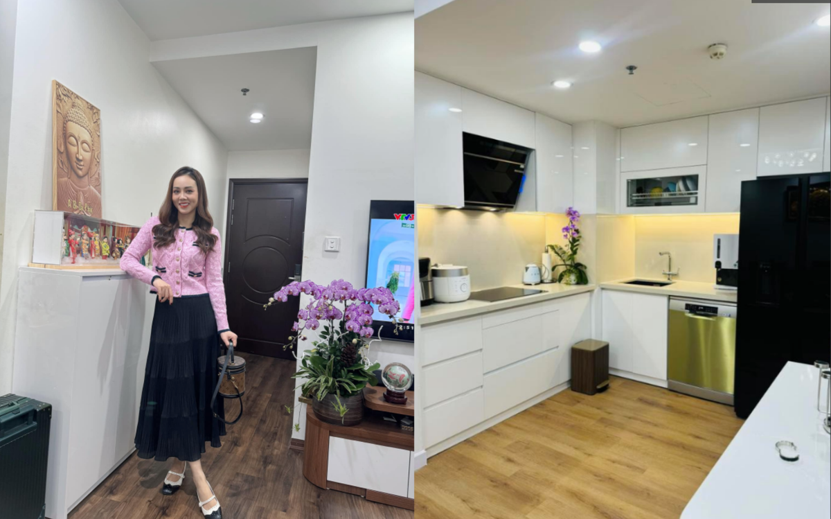 "Thế là tôi quyết định chuyển nhà, bán căn nhà ở Cầu Giấy để về Time thuê nhà. May mắn là thật sự ở căn nhà này, vợ chồng mình đã mua luôn chính căn nhà thuê sau 4 tháng. Đó là điều mình cảm thấy vô cùng hạnh phúc và anh Lý cũng rất vui", Ngọc Hà chia sẻ.