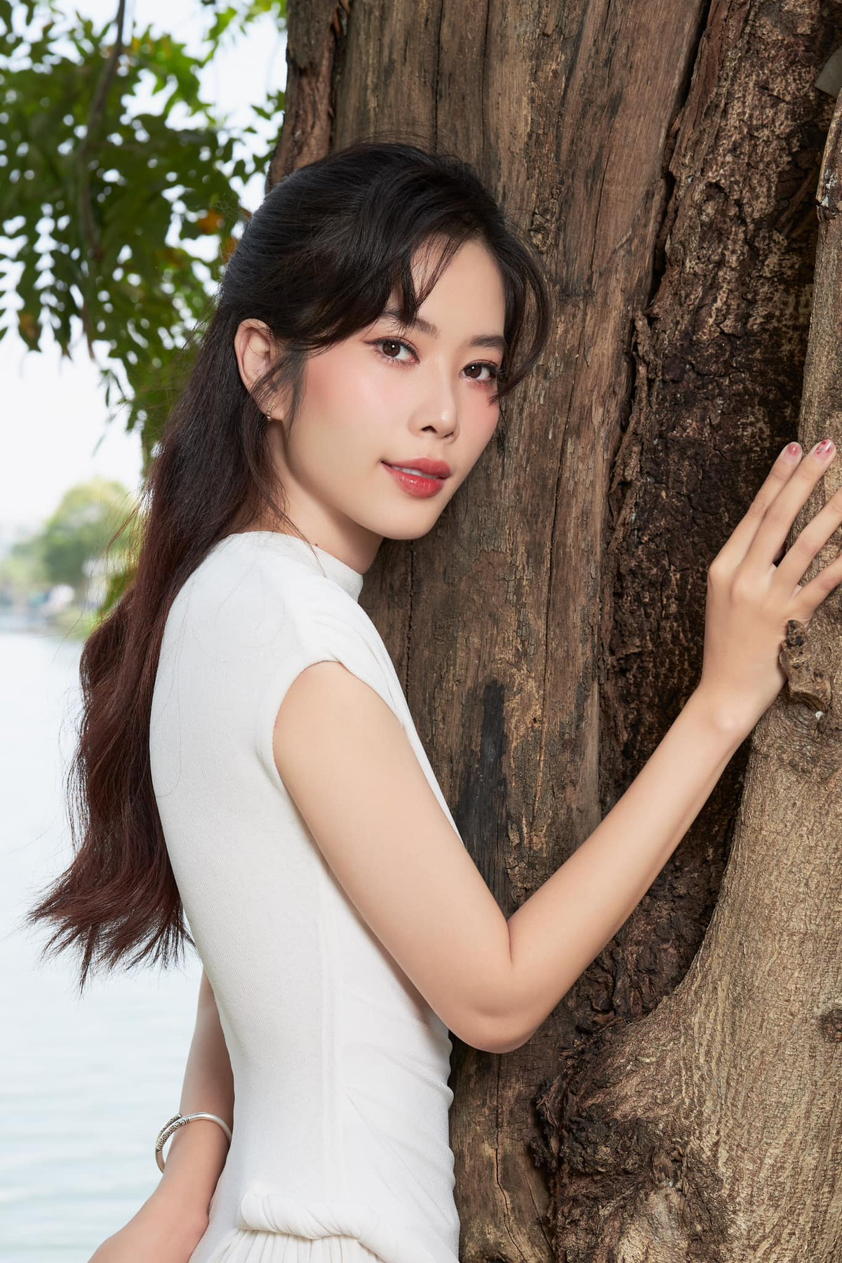 Nam Em từng gây rúng động bởi màn cãi cọ lớn tiếng trên sóng livestream với chồng sắp cưới Bùi Hữu Cường. Ảnh: FBNV