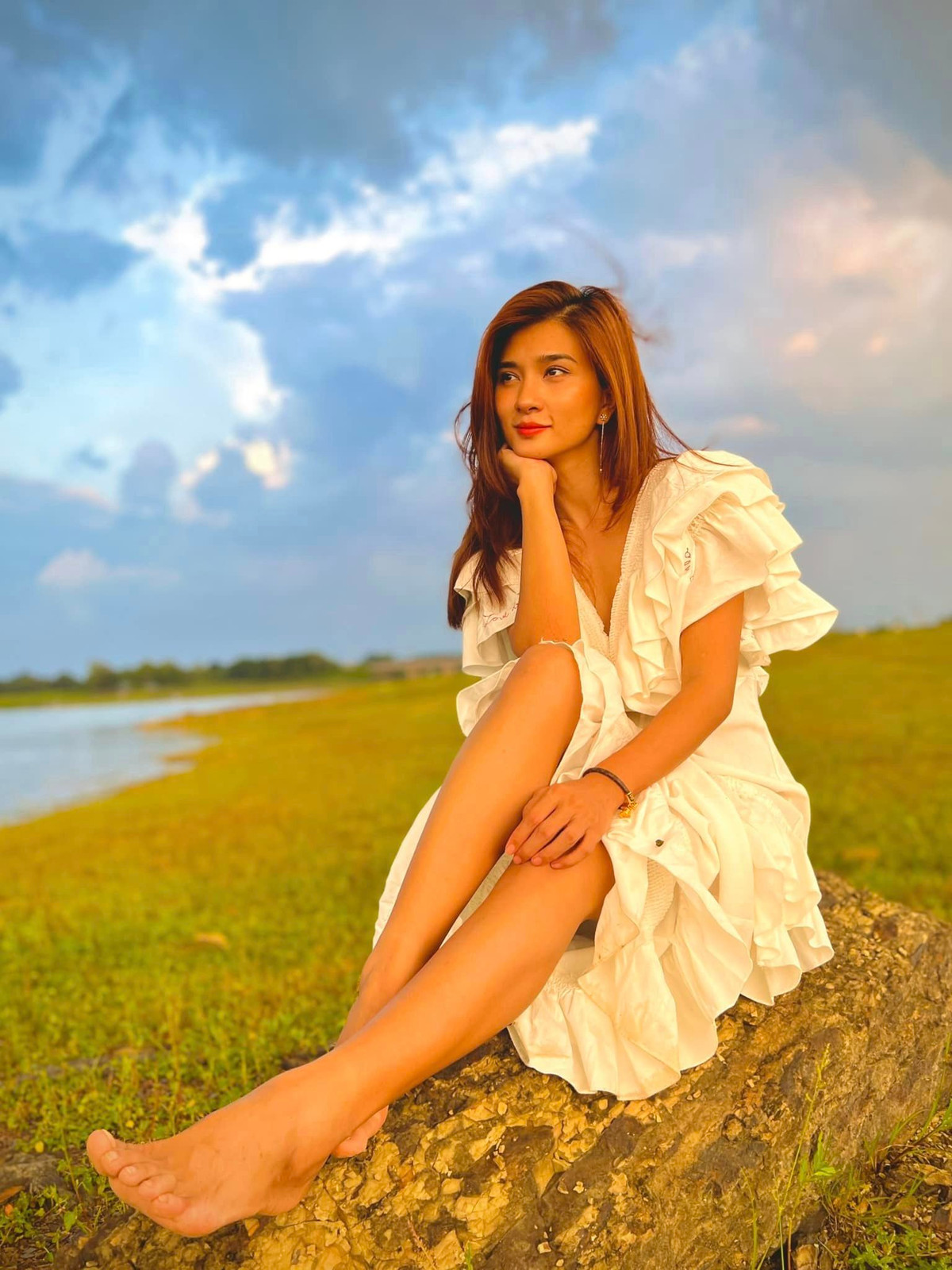 NSƯT Kim Tuyến đi "chữa lành" trong ngày rảnh rỗi, không công việc. Ảnh: FB Kim Tuyen