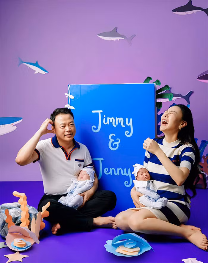 Nữ diễn viên sinh năm 1989 chăm đăng ảnh hai con trên trang cá nhân. (FB: Đỗ Phương Oanh)