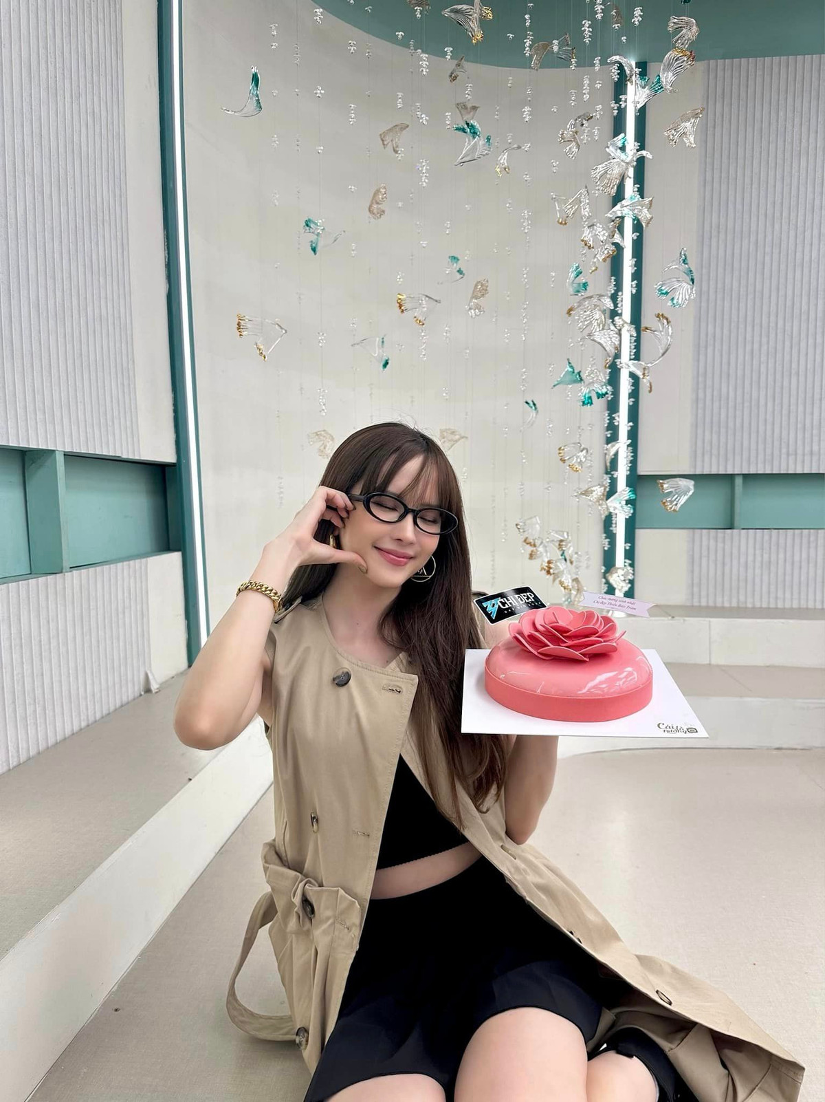 Ca sĩ Thiều Bảo Trâm mừng sinh nhật tuổi 30. Ảnh: FB Thiều Trâm