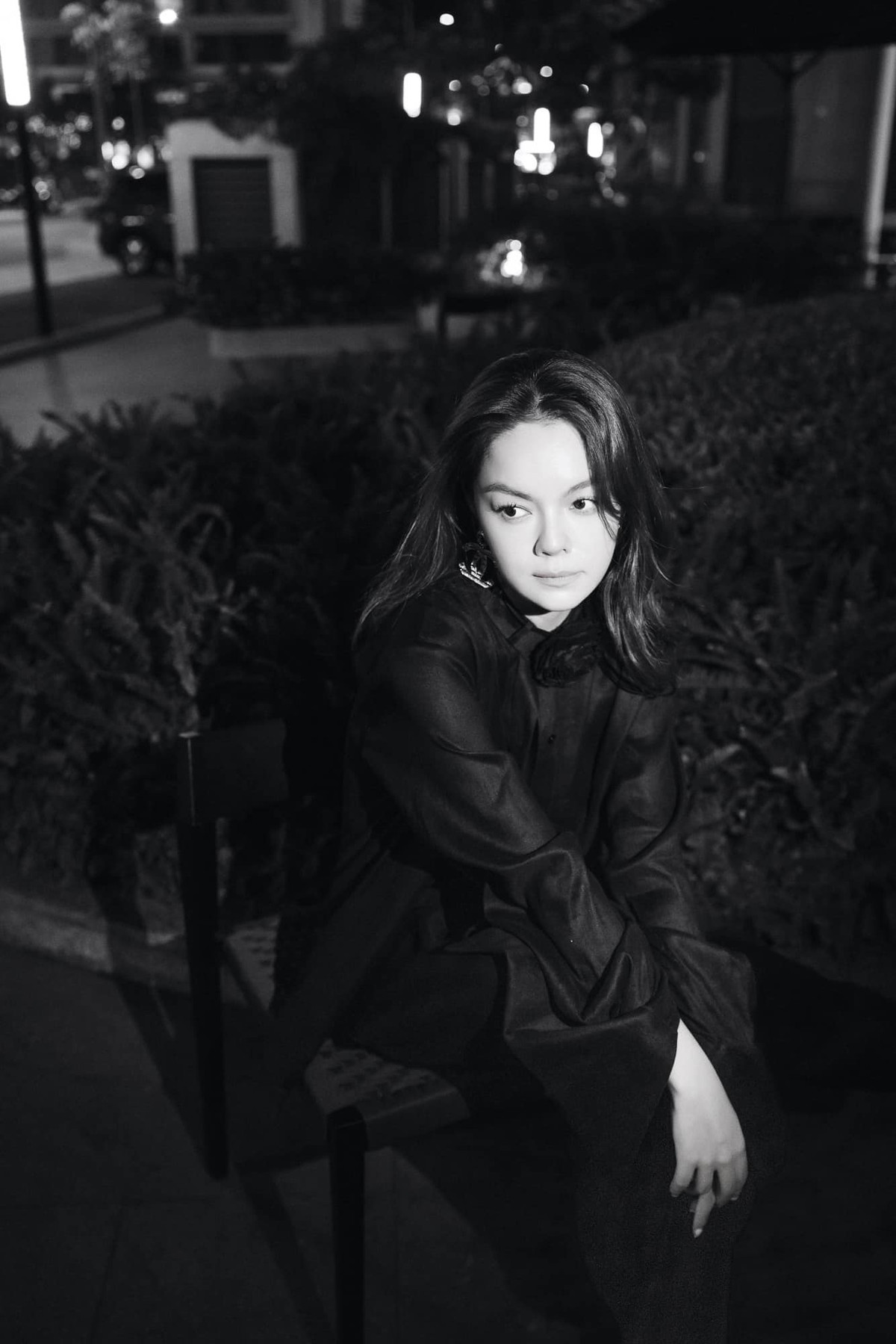 "Có một nỗi buồn mang tên là buồn ngủ", Phạm Quỳnh Anh dí dỏm. Ảnh: FB Phạm Quỳnh Anh