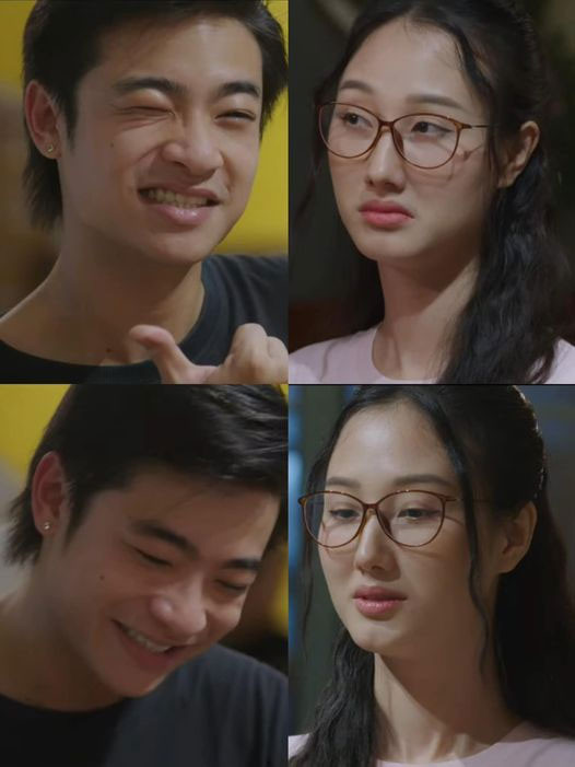 Trong những livestream, Hoài Vũ rất quan tâm tới Khánh Ly từ việc hỏi cô ăn chưa, nhớ giờ quay của cô, liên tục khen Khánh Ly xinh và thản nhiên gọi Khánh Ly là em dù nữ diễn viên hơn anh 2 tuổi. (Ảnh: FB Võ Hoài Vũ)