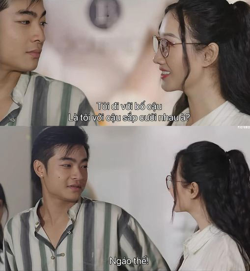 Hoài Vũ còn có những câu nói khiến người nghe tưởng hai người là một cặp thực thụ. Khi Khánh Ly kể cô đắp mặt nạ vì bị một cái mụn ở mặt thì Hoài Vũ đáp: "Mai anh hôn vào đấy để cho anh bị lây mụn nhá". (Ảnh: FB Võ Hoài Vũ)