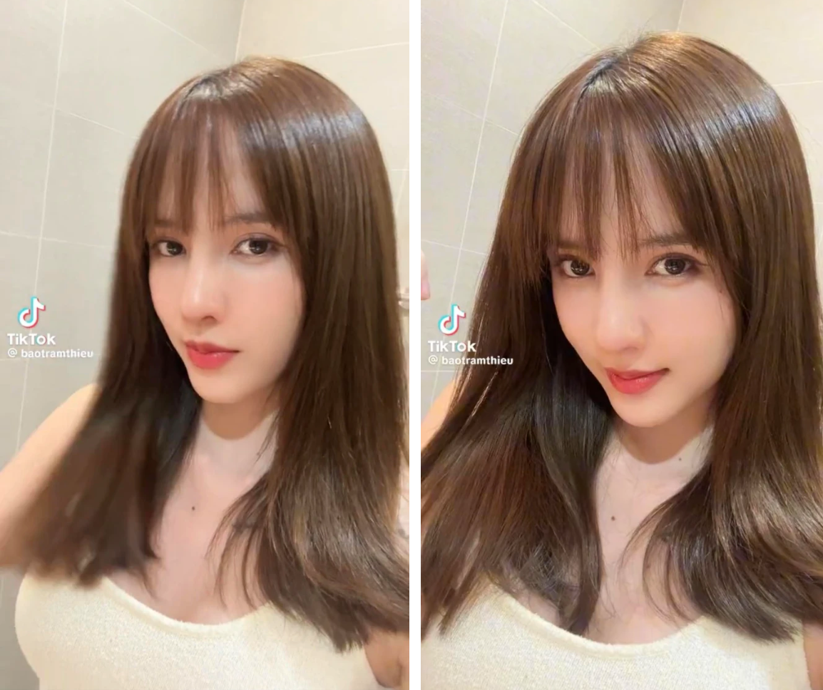 Thiều Bảo Trâm lộ diện mạo lạ hoắc.