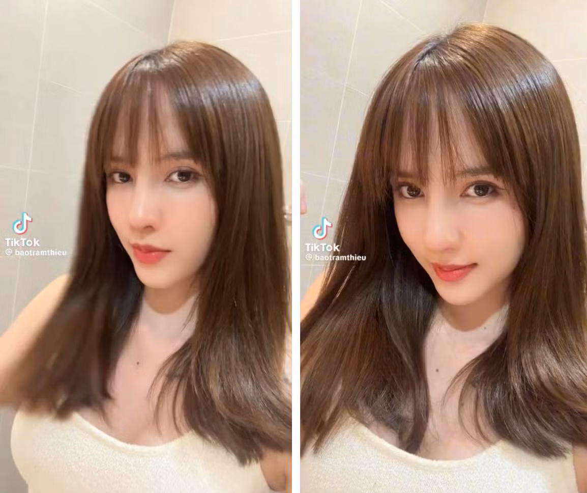 Thiều Bảo Trâm lộ diện mạo lạ hoắc.