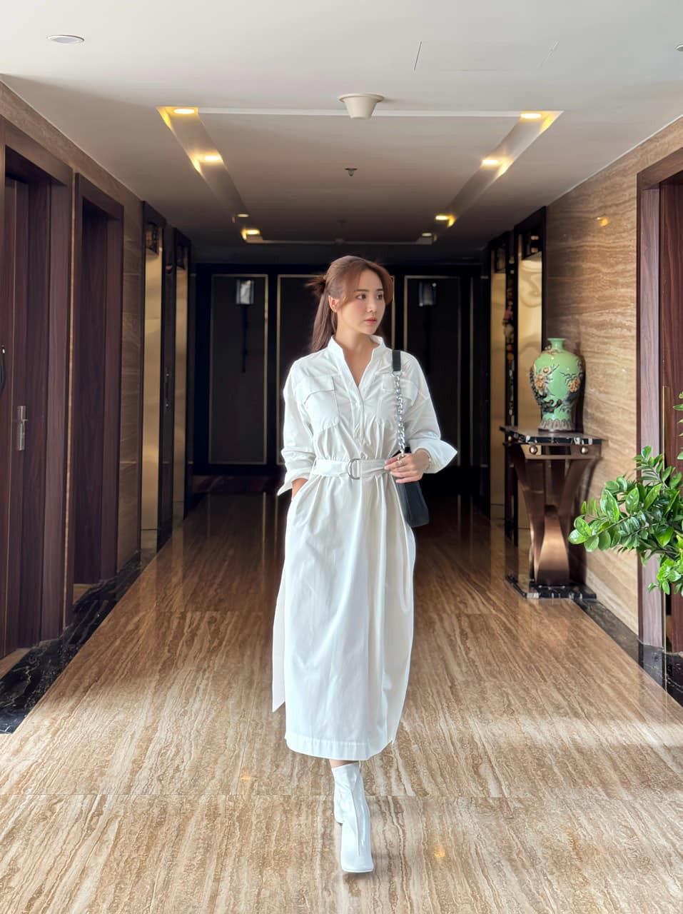 Sự thay đổi về phong cách thời trang của Huyền Lizzie nhận được nhiều lời khen ngợi từ người hâm mộ.