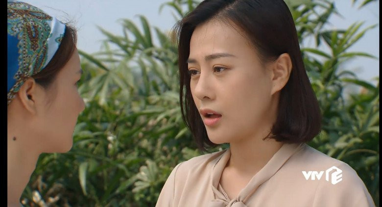 Chính vẻ đẹp tự nhiên ấy đã giúp Phương Oanh chinh phục trái tim của khán giả và trở thành "tình đầu quốc dân" trong lòng nhiều người. Ảnh chụp màn hình