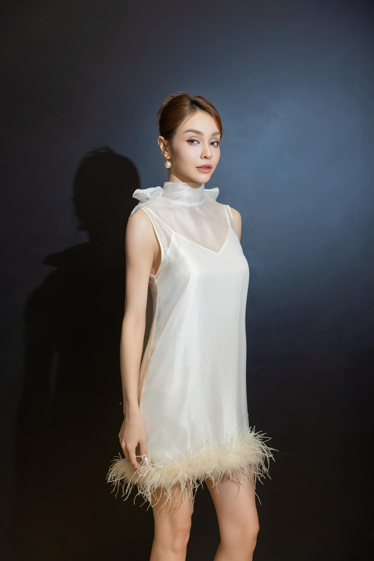 Trong dàn "bông hồng lai" của showbiz Việt không thể không nhắc đến MLee, cô gái lai 2 dòng máu Việt - Pháp. Ảnh: FB MLee