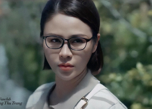 Năm 2021, Thu Trang vào vai Hoa - một nữ nhà văn chuyên viết truyện trinh thám trong phim "Mặt nạ gương". (Ảnh: VTV)