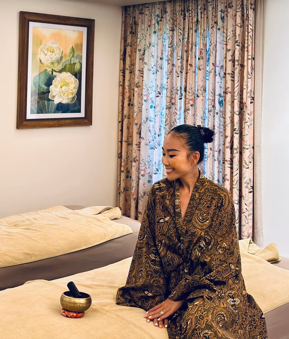 Đoan Trang đón kỳ nghỉ hè thư giãn bên gia đình. Ảnh: FB Doan Trang