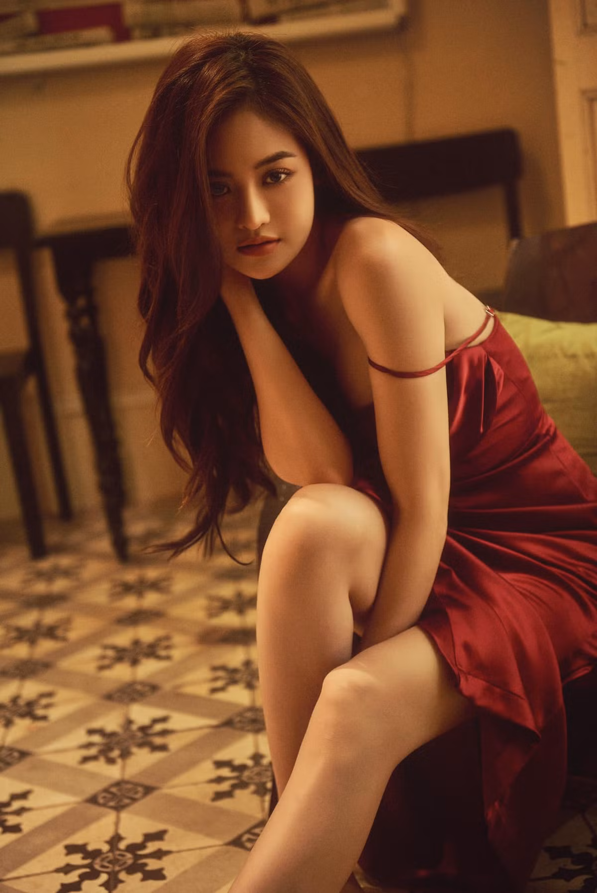 Diễn viên Thuỳ Anh khoe nhan sắc gợi cảm trong bộ ảnh mới. Ảnh: FB Thuỳ Anh