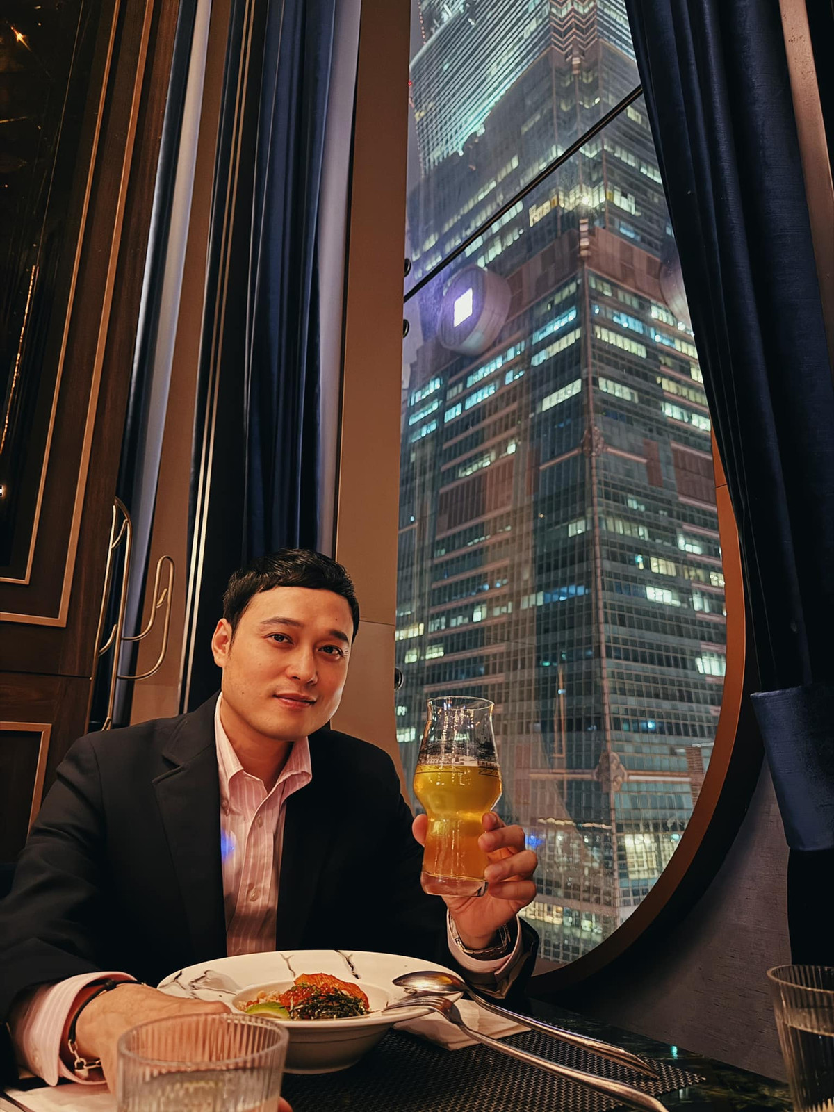 Quang Vinh check in tại Đài Loan. Ảnh: FB Quang Vinh