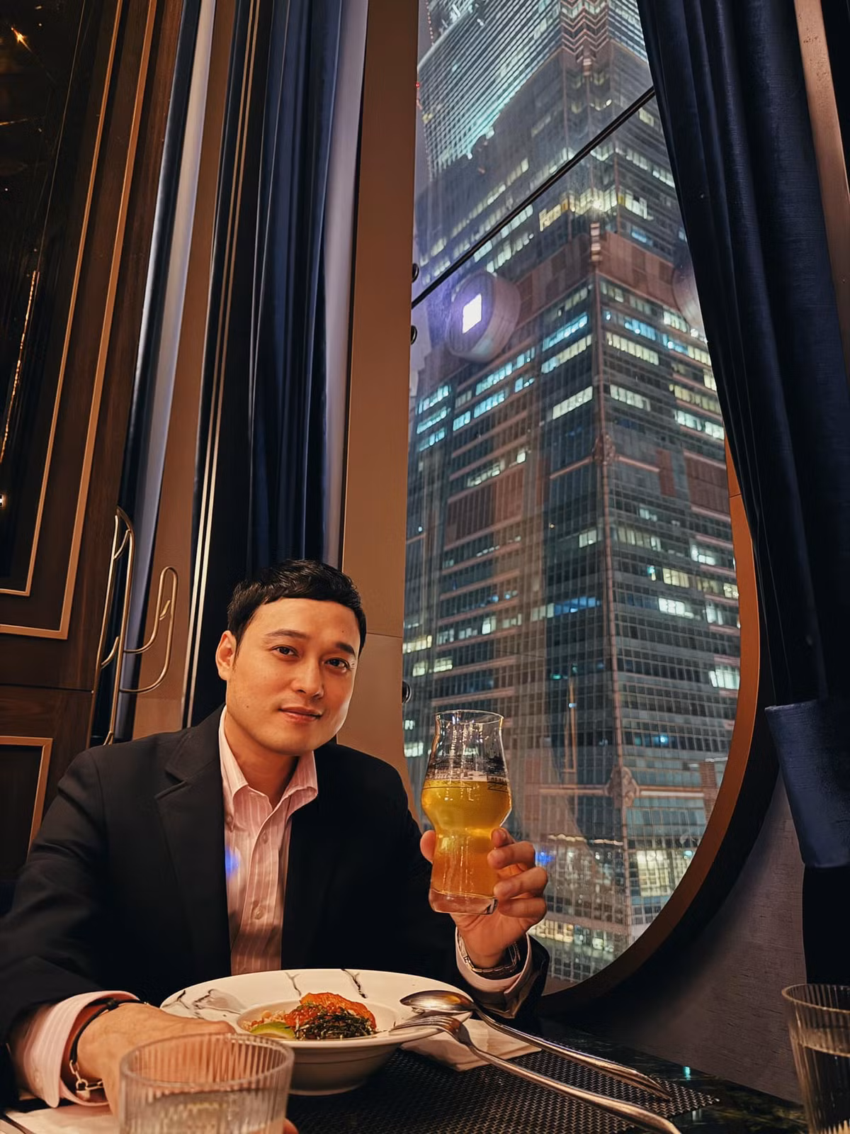 Quang Vinh check in tại Đài Loan. Ảnh: FB Quang Vinh