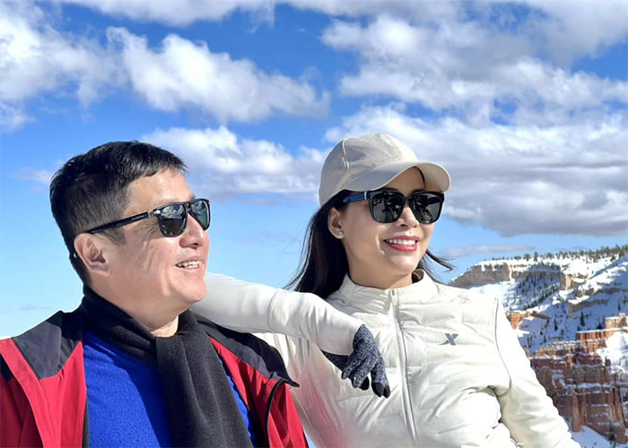 Chí Trung và bạn gái đang tận hưởng cuộc sống hạnh phúc.