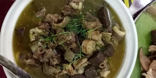 Nậm pịa là món ăn Tây Bắc không phải lúc nào cũng có. Người Thái thường chỉ làm nậm pịa trong các dịp đám đình, lễ hội hay dùng để tiếp khách quý. Ảnh: Báo Công thương