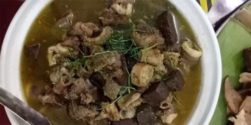 Nậm pịa là món ăn Tây Bắc không phải lúc nào cũng có. Người Thái thường chỉ làm nậm pịa trong các dịp đám đình, lễ hội hay dùng để tiếp khách quý. Ảnh: Báo Công thương