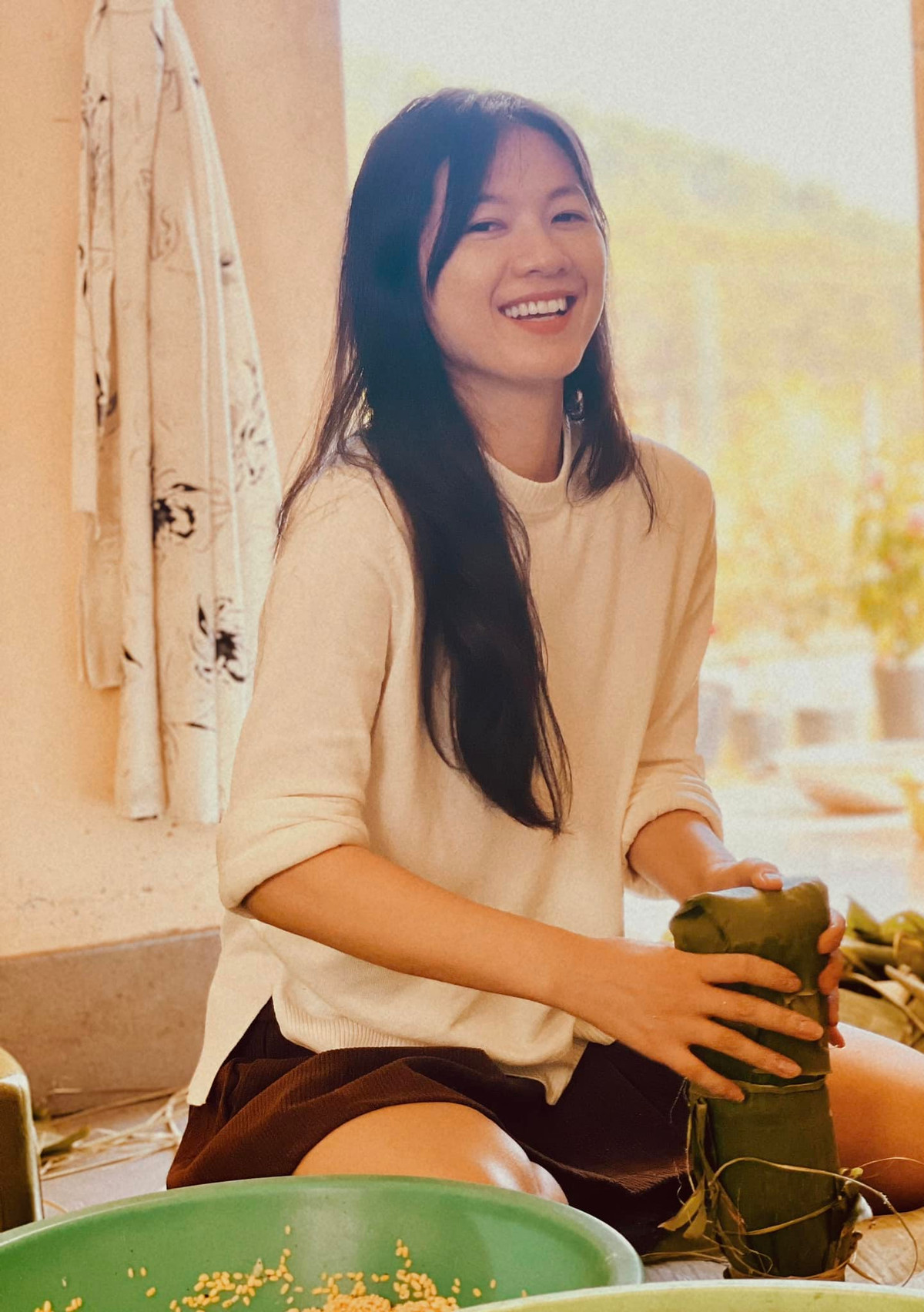 Nhan sắc đời thường ngọt ngào của Oanh Kiều khiến cô nhận được nhiều lời khen ngợi từ người hâm mộ.