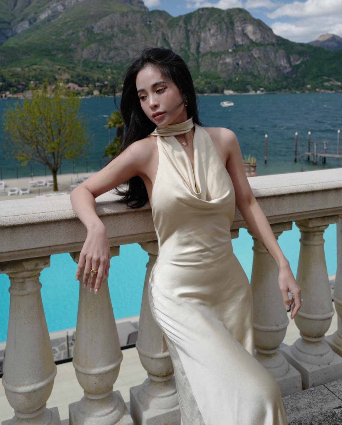 Sau nhiều năm vắng bóng trong các hoạt động nghệ thuật, tập trung kinh doanh và chăm lo cho gia đình, Kiều Anh trở lại sân khấu âm nhạc qua chương trình Chị đẹp đạp gió 2024. Ảnh: FB Nguyen Kieu Anh