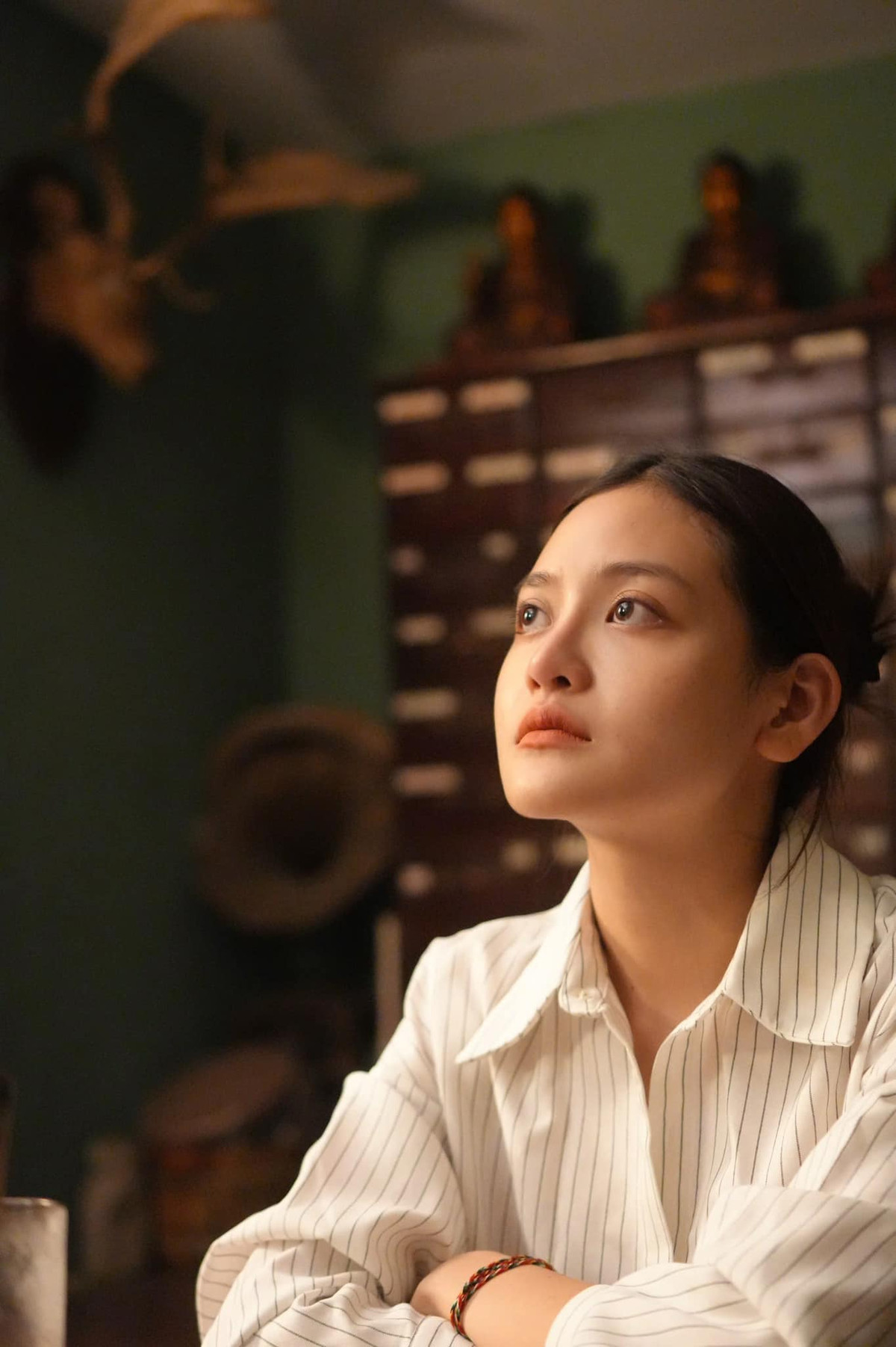 Vẻ đẹp của cô nàng không chỉ đến từ những đường nét thanh tú trên khuôn mặt mà còn toát lên từ sự tự tin và lạc quan. Ảnh: FB Thuỳ Anh