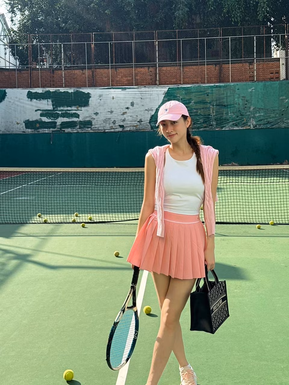 Hoa hậu Lương Thuỳ Linh chăm chỉ thể dục thể thao. Ảnh: FB Lương Thùy Linh