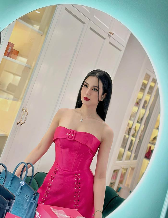 Màn tương tác trên mạng của Diệp Lâm Anh và Nghiêm Đức gây chú ý. (Ảnh: FB Diệp Lâm Anh)