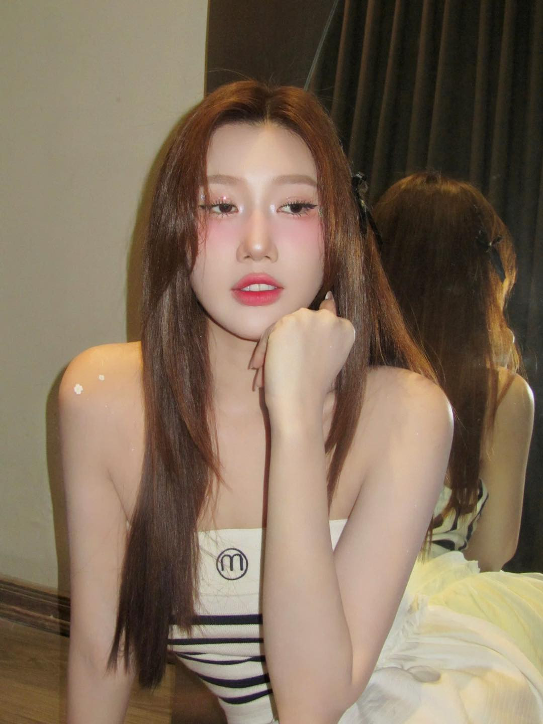 Diễn viên Thuý Ngân khoe cận nhan sắc ngày càng thăng hạng. Ảnh: FB Lê Huỳnh Thuý Ngân